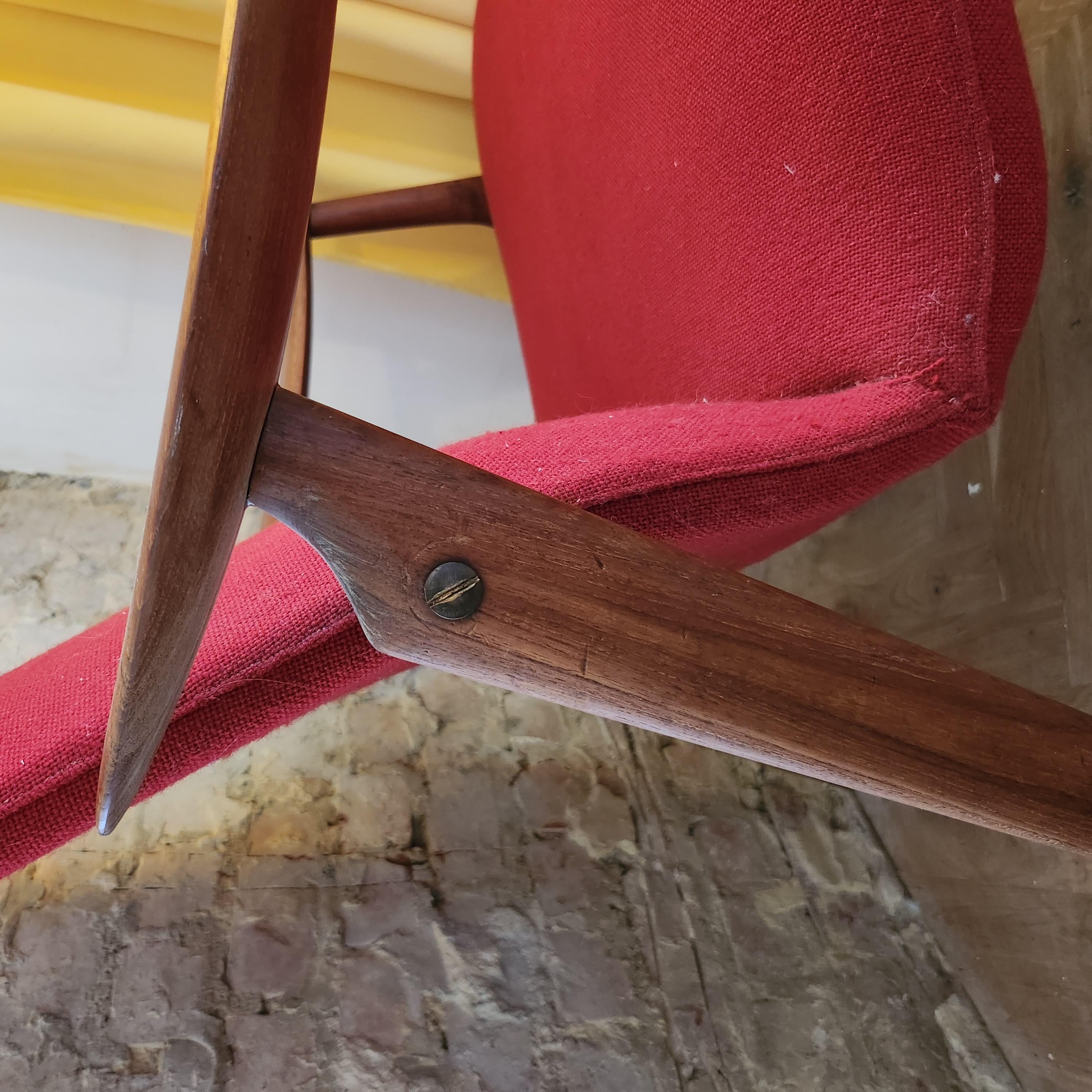 Scandinavian teak armchair