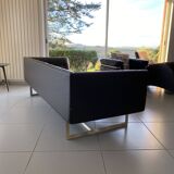 Edouard sofa design carlo colombo brown leather