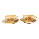 Duo of Japanese tea cups
