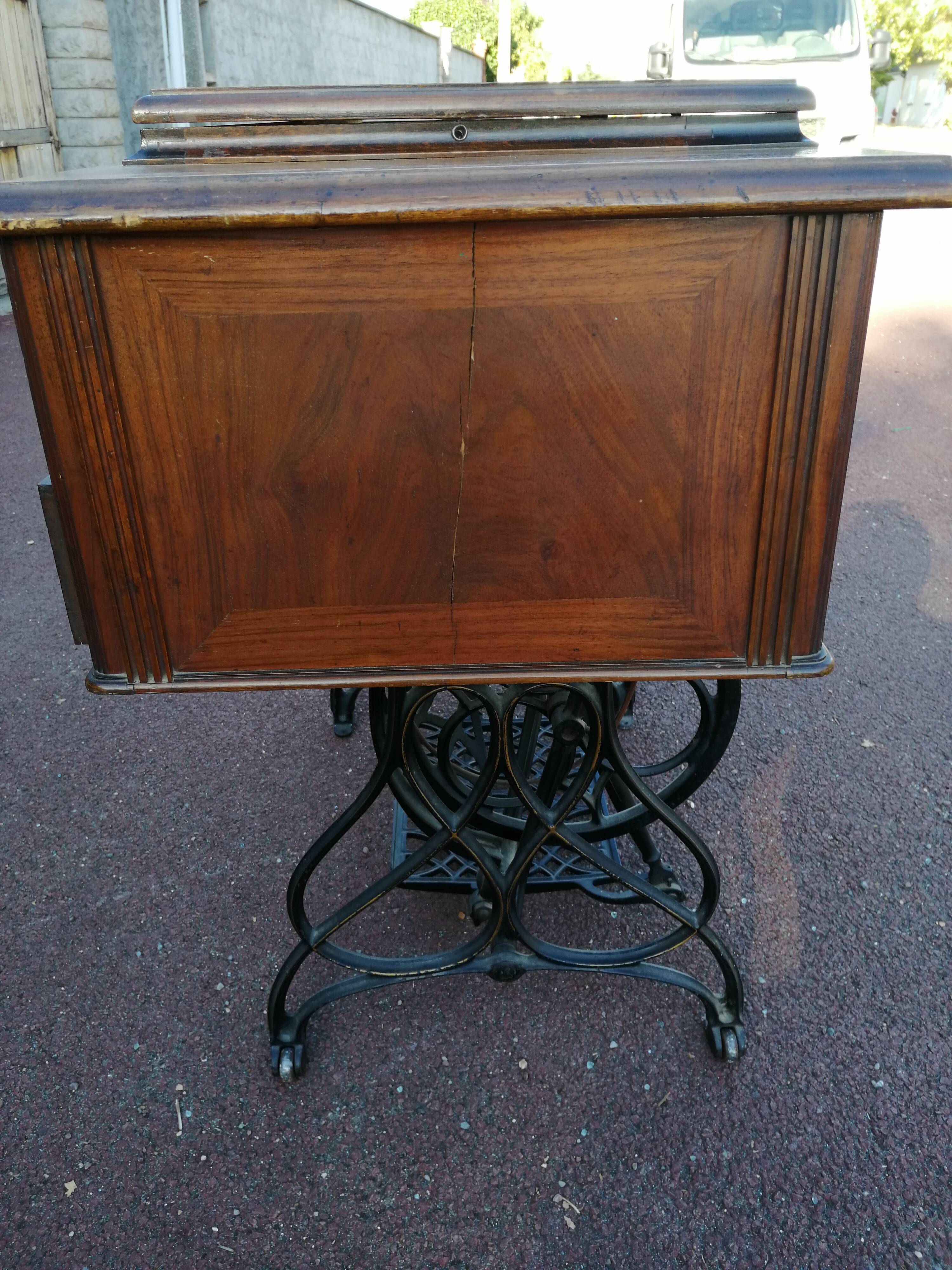 Ancient sewing machine