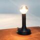 Lampe de table Spirale de l’ère spatiale italienne par Angelo Mangiarotti pour Candle