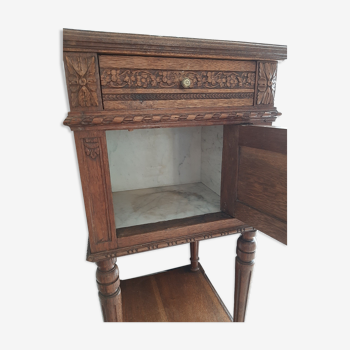 Small carved console Henri II style