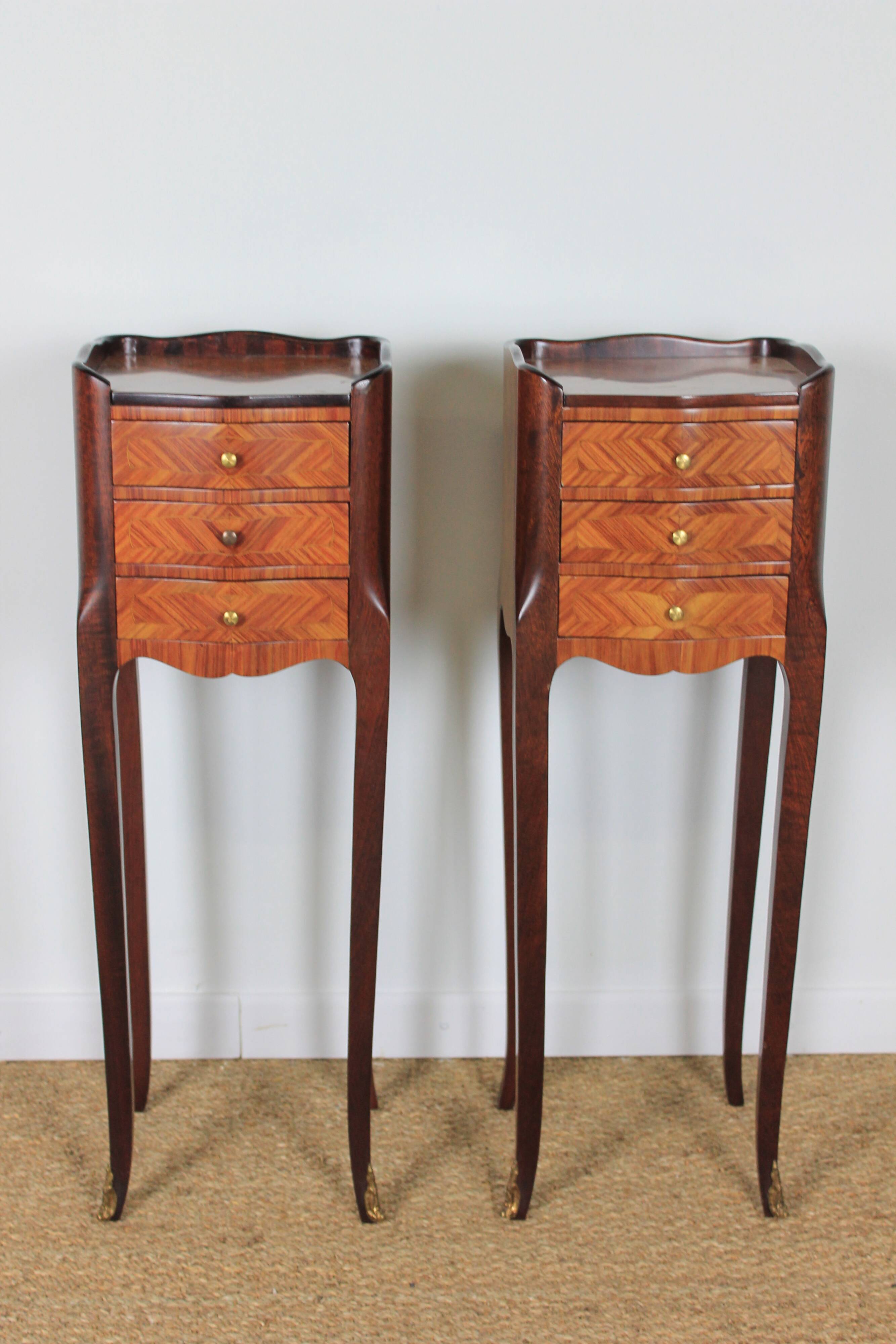 Pair of Louis XV bedside tables