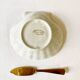 Antique Limoges ceramic butter dish and knife in their original case. Circa 1950