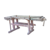 Solid wooden workbench
