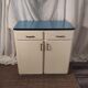 Mado furniture in blue formica two doors
