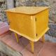 Wooden bedside table