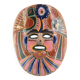 Colorful Mexican terracotta mask, 70s