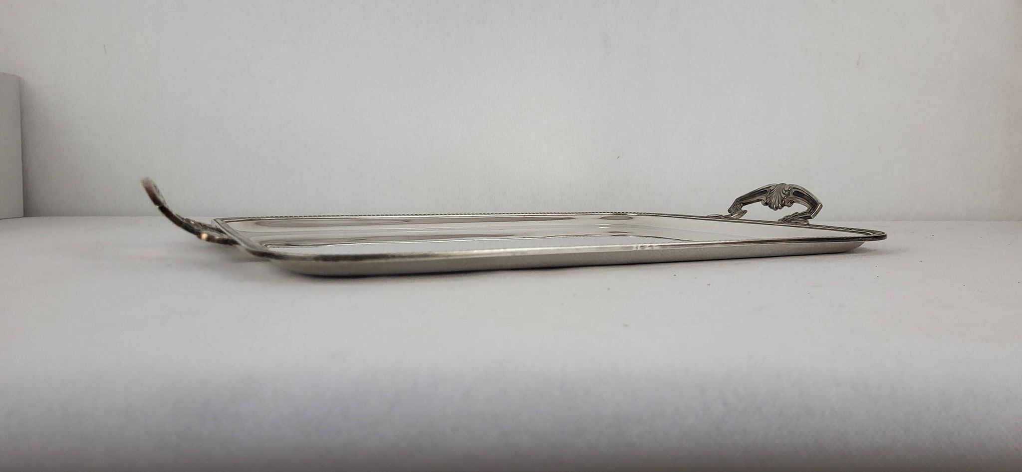 Silver-plated tray Louis XV - Georges Delahaye