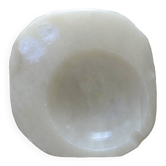 White marble ashtray