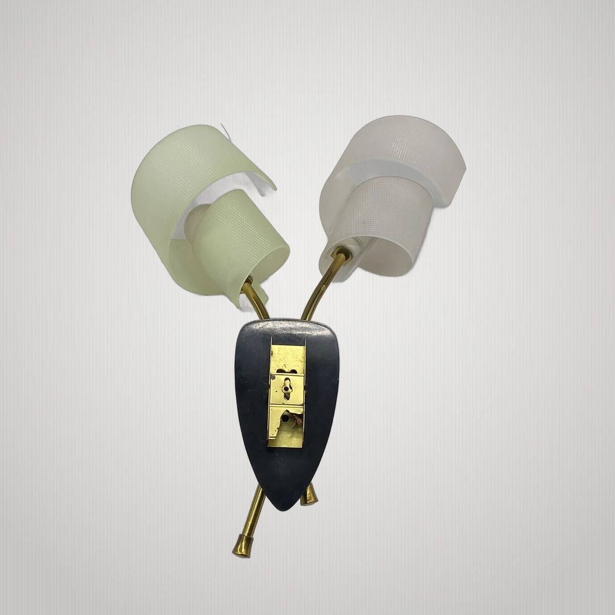 Paire d appliques arlus vintage design lampe suspension