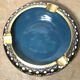 Ashtray, pocket emptier in brass and cloisonné enamel, floral decoration, China