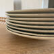 8 assiettes plates terre de fer collection georgette de moulin des loups et hamage france