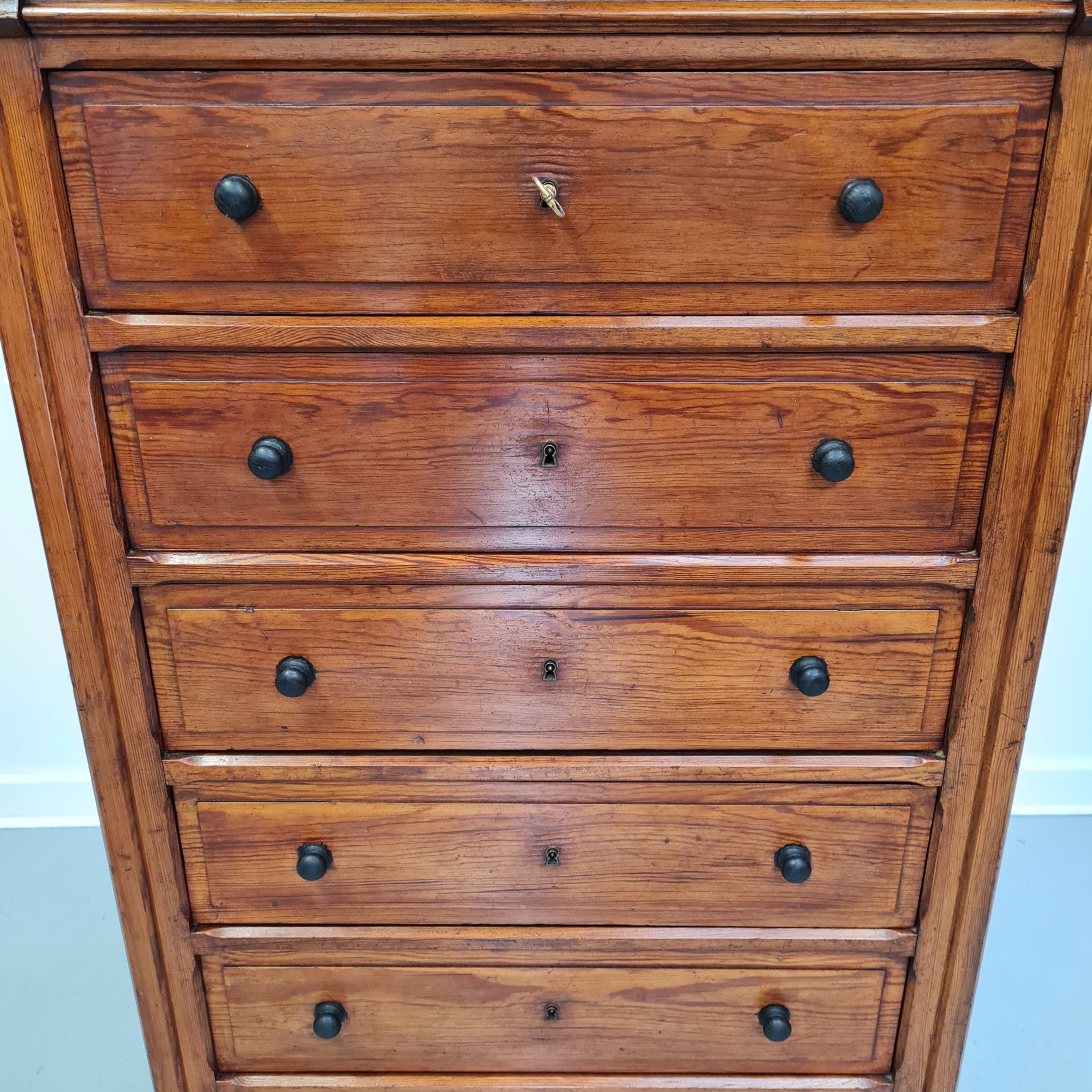 French louis philippe antique chest or semainier