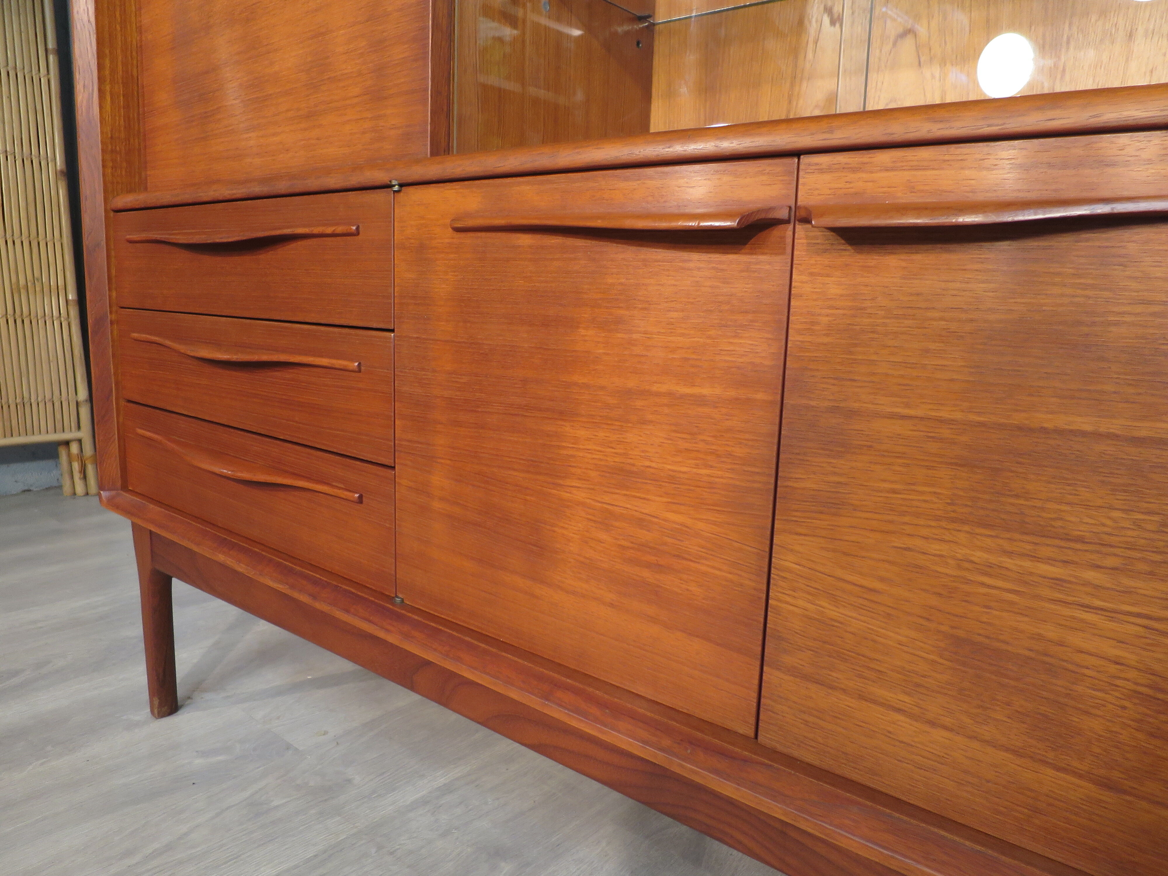 Scandinavian secretary of the 70s in teak