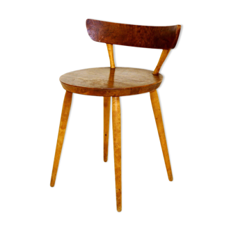 Chaise en bouleau Suède 1950