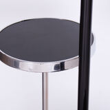 Restored Bauhaus Floor Lamp, J. Halabala, UP Zavody, Chrome, Czechia, 1930s