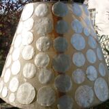 Resin lampshades and vintage mother-of-pearl lozenges