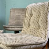 6 Swivel Bucket Chairs Scandinavian Design Vintage 60 70