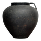 Antique earthenware pot from Moldova, circa 1850