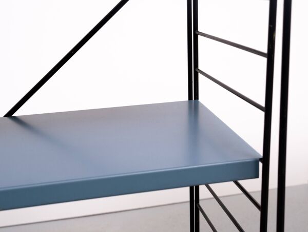 Étagères métalliques colorées autoportantes Tomado des années 1960, Hollande