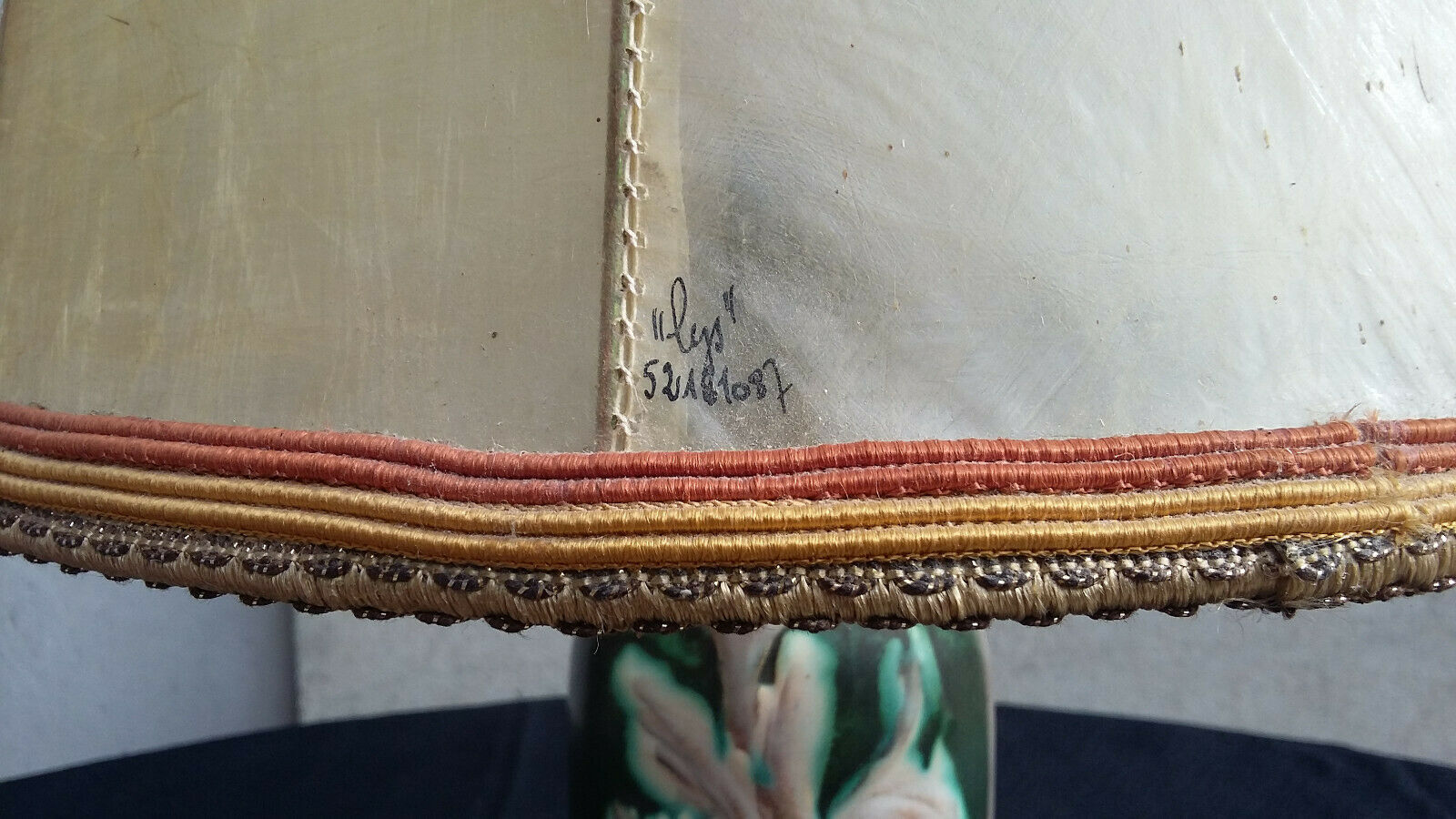 Ceramic lamp signed