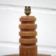 wooden lamp, vintage wooden lamp base, table lamp, living room lamp, bedside lamp
