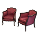 Paire de bergères style Louis XV