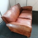 Old restored club sofa