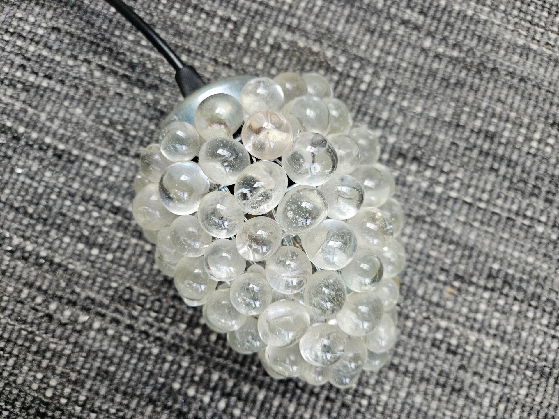 Suspension design en verre vintage