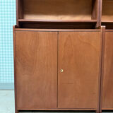 Vintage teak library from the 1960s.