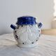 Bonbonnière vintage porcelaine décor citron – Style méditerranéen barbotine