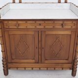 Late 19th century faux bamboo chest of drawers in pichepin