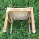 Chaise bois et corde vintage années 60
