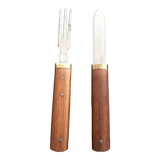 Fork knife set - 70s