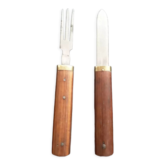Fork knife set - 70s