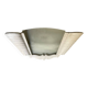 "Arlus" wall light in Art Deco style made of plaster and smoked glass.