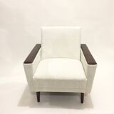 60s armchair reupholstered in loop