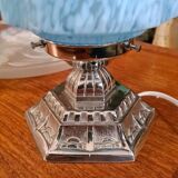 Vintage art deco skyscraper pose lamp