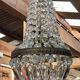 Balloon chandelier with pendants, early 20th century