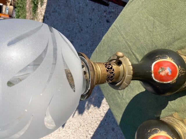 Pair of lamps Napoleon 3