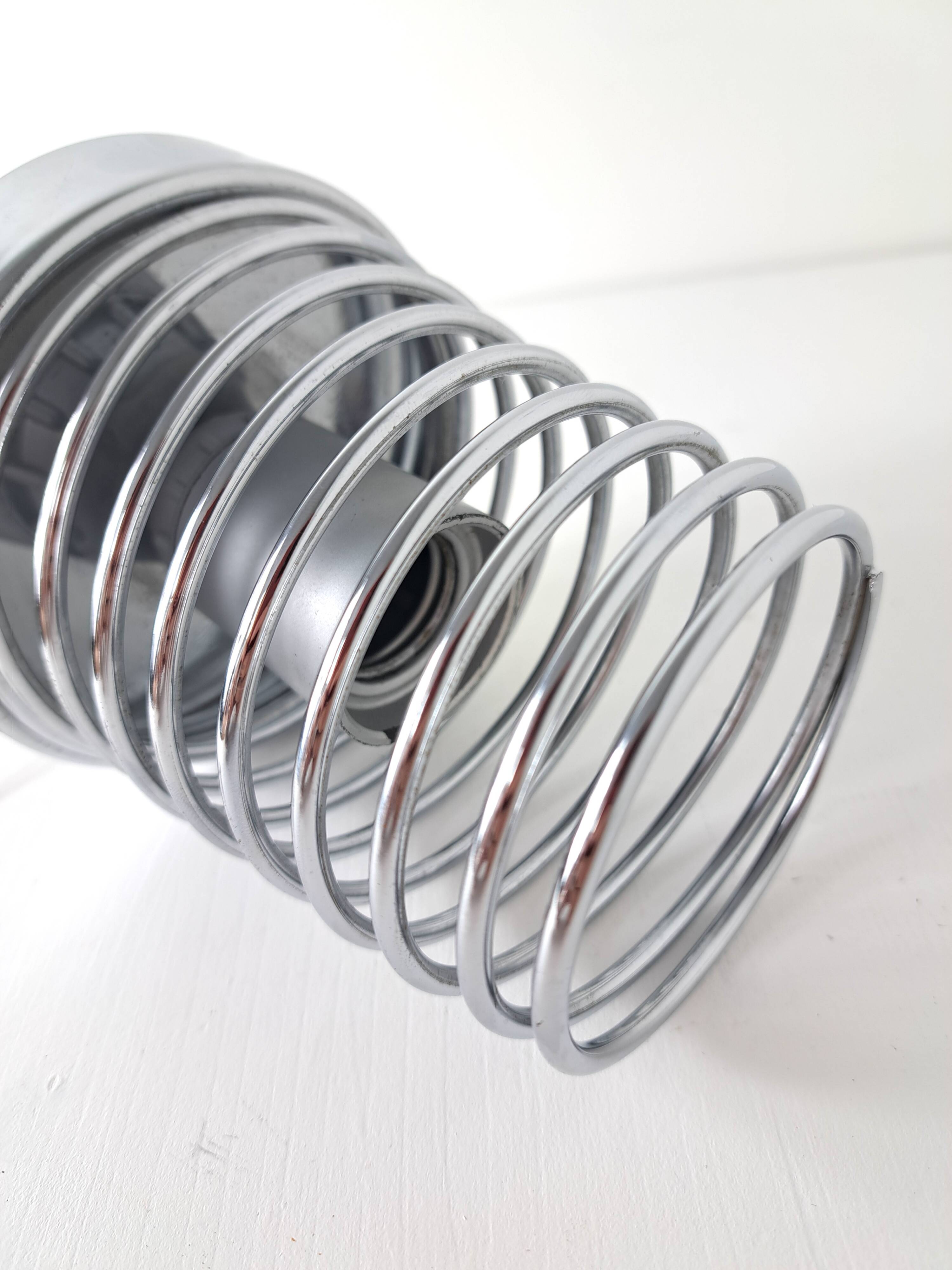 Pair of vintage spring wall lights