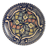 Decorative ceramic plate from Nabeul, Tunisia.