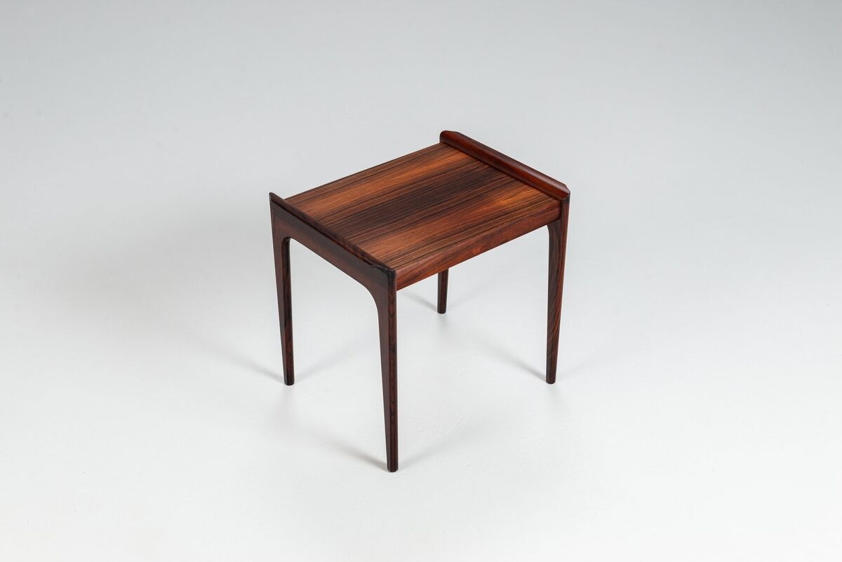 Erling Torvits nesting tables in rosewood Heltborg Mobler Denmark 1960