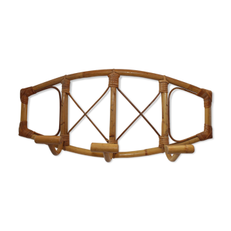Door wall coats vintage rattan