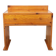Vintage pine desk with sled legs from the 70s and 80s