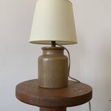 Vintage stoneware lamp