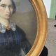 Large portrait of a woman in pastel – Second Empire period – Signed Loullie, d