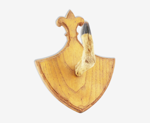 Patère en bois chevreuil