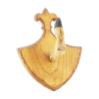 Wooden deer patère